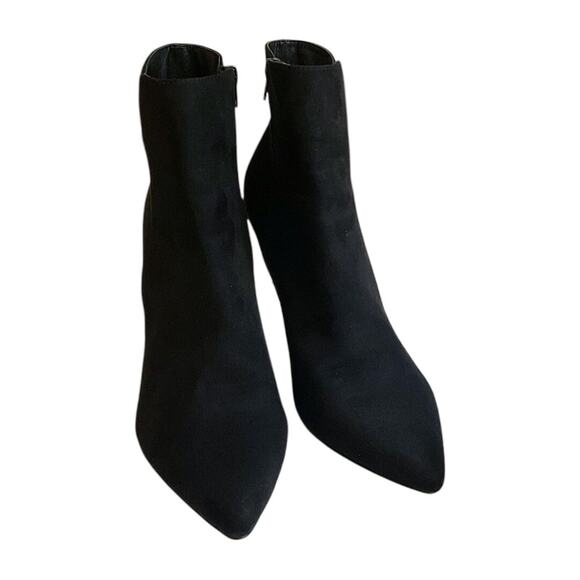 Asos Design Boots Women's Size 9.5M Black Esmerelda High Heeled Sock Stretch - Picture 9 of 11